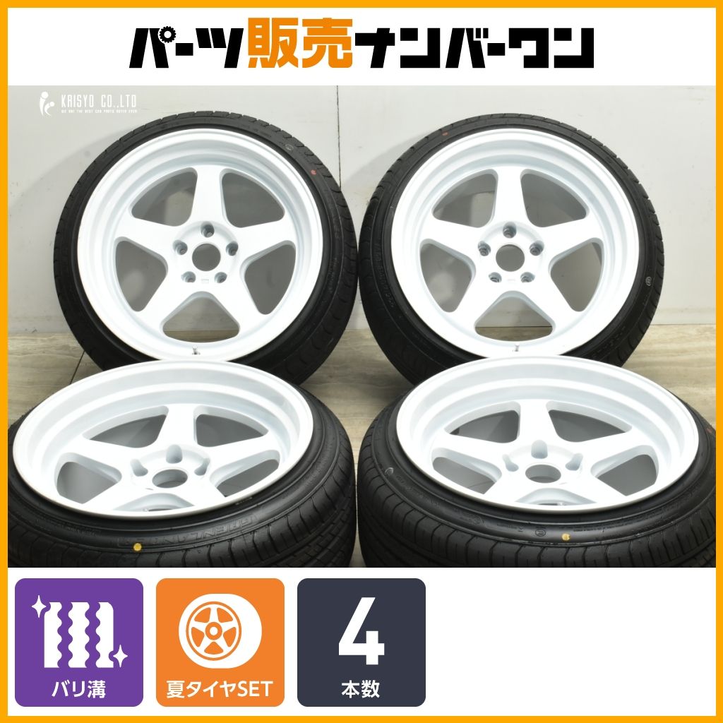 製 バリ溝 CLEAVE RACING SS05 18in 10.5J 15 PCD114.3 グリンランダー L-ZEAL56 225 40R18 IS クラウン カムリ スカイライン