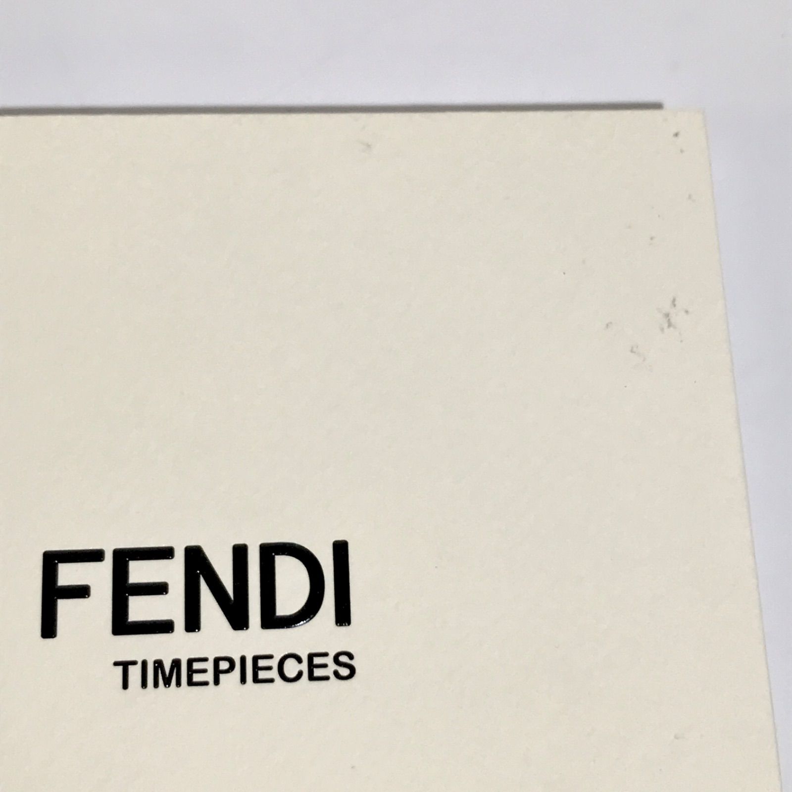 FENDI フェンディ FENDI TIMEPIECES フェンディタイムピーシーズ 空箱 説明書