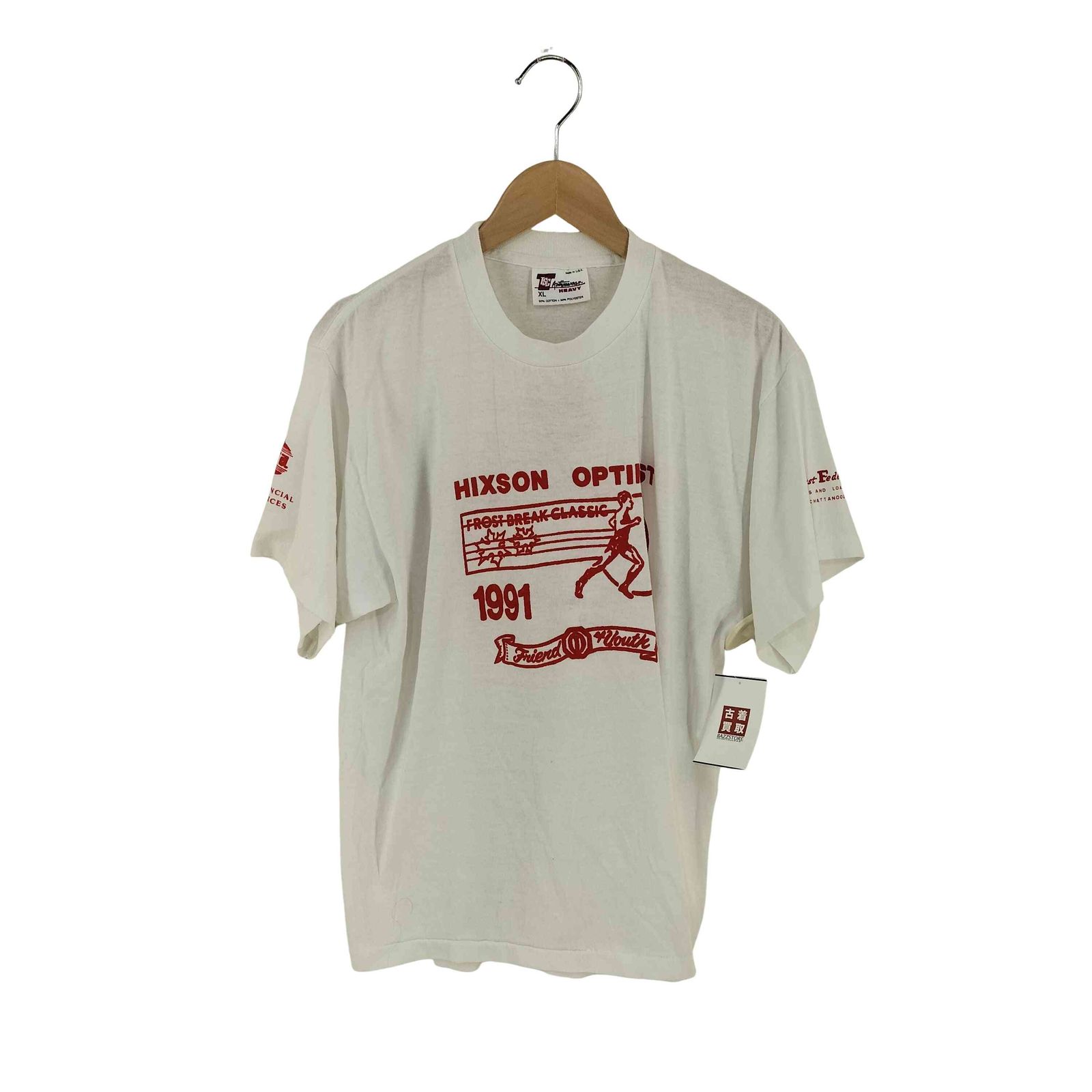 ユーズドフルギ USED古着 TSC USA製 HIXSON OPTIMIST クルーネックTシャツ メンズ import：XL 