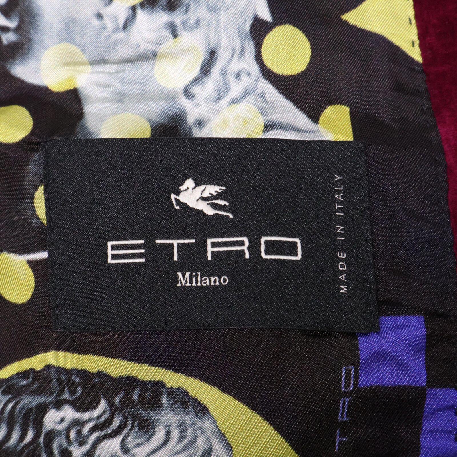★ETRO★エトロ ベルベット ジャケット ETRO ペイズリーベルベットジャケット | レッド | FARFETCH JP