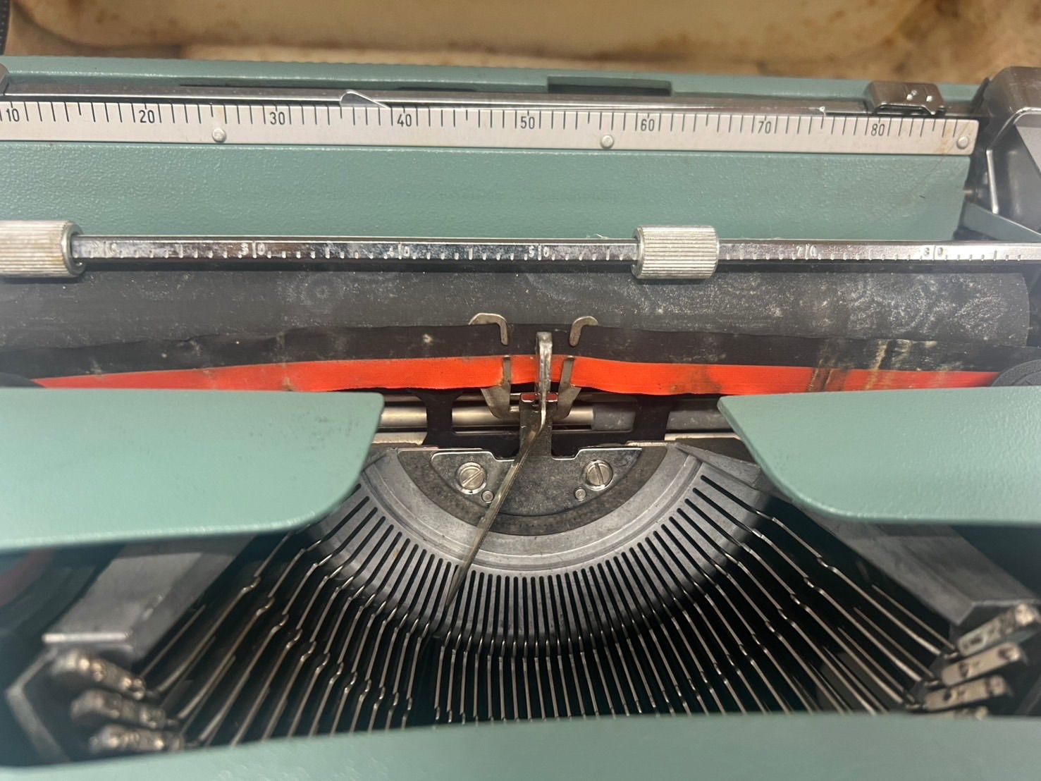 水色タイプライター 本体