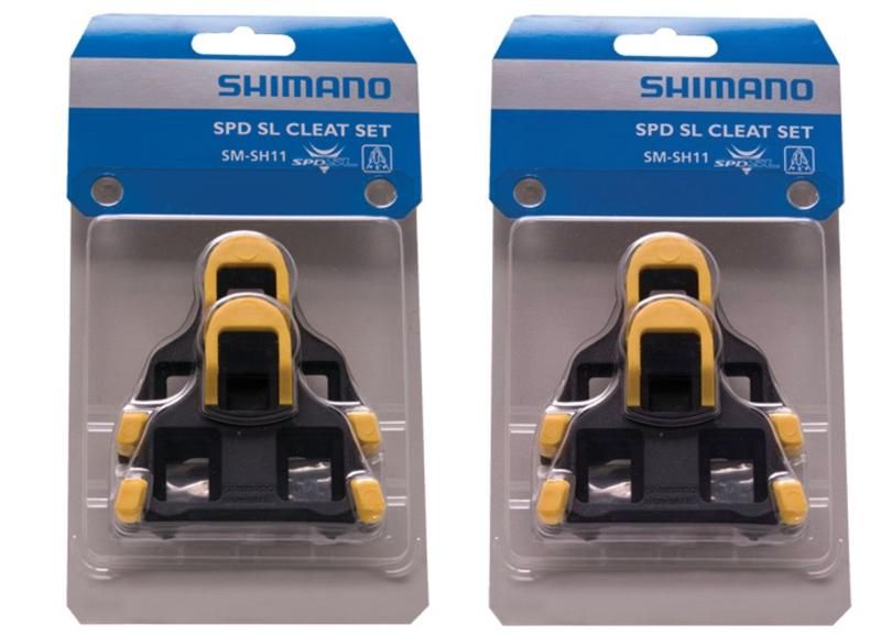 シマノ SM-SH11クリートセット セルフアライニングモード 2個セット SM-SH11