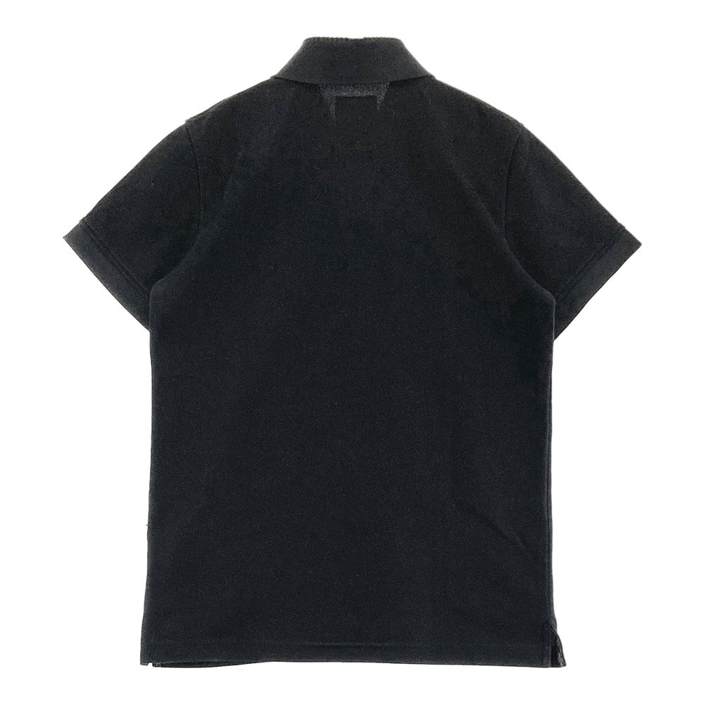 超美品】マークアンドロナ 半袖ポロシャツ 黒×オレンジ 襟
