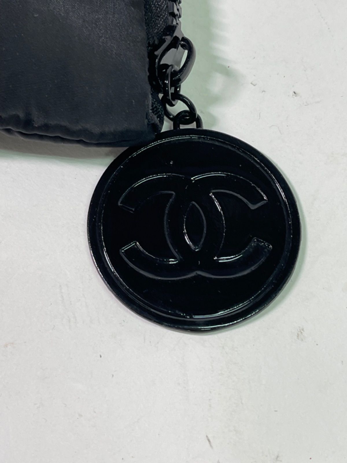 CHANEL ノベルティ 大容量 化粧ポーチ 本日限定出品 ノベルティ】 シャネル CHANEL コスメポーチ ラウンドファスナー