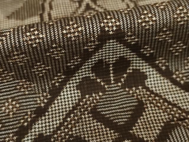 平和屋着物●本場大島紬　龍郷絣　花菱文　正絹　逸品　AABA4856ck 平和屋着物○本場大島紬 龍郷絣 花菱文 正絹 逸品 AABA4856ck - メルカリ