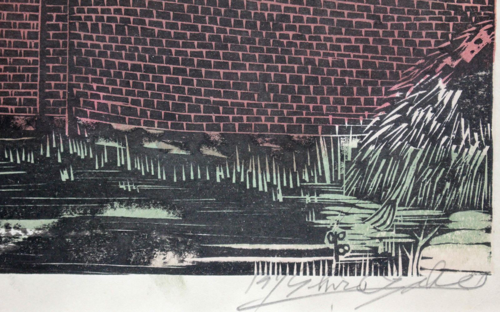 尾崎志郎『レンガのサイロ』木版画【真作保証】 絵画 尾崎志郎『レンガのサイロ』木版画【真作保証】 絵画 - メルカリ