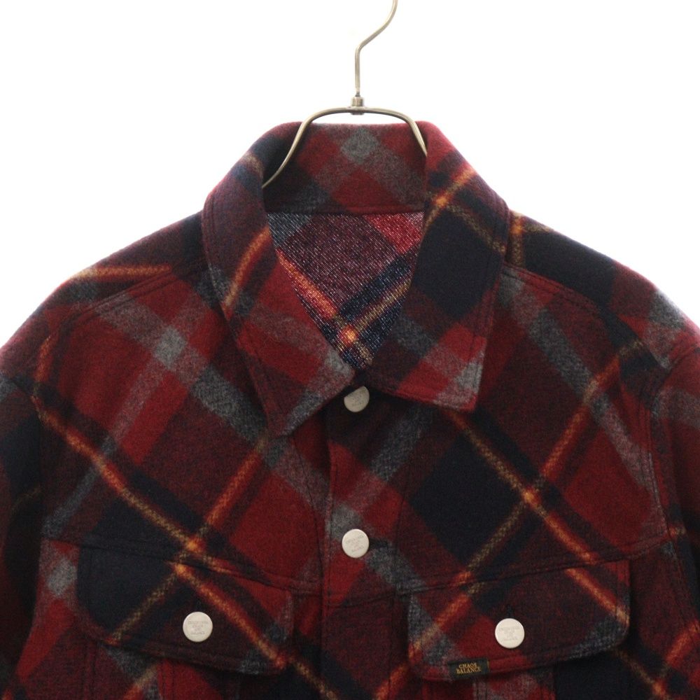 【05AW】アンダーカバー　Arts&Crafts フェイクファー　圧縮ウール UNDERCOVER (アンダーカバー) 24AW Wool blend Mosser jacket