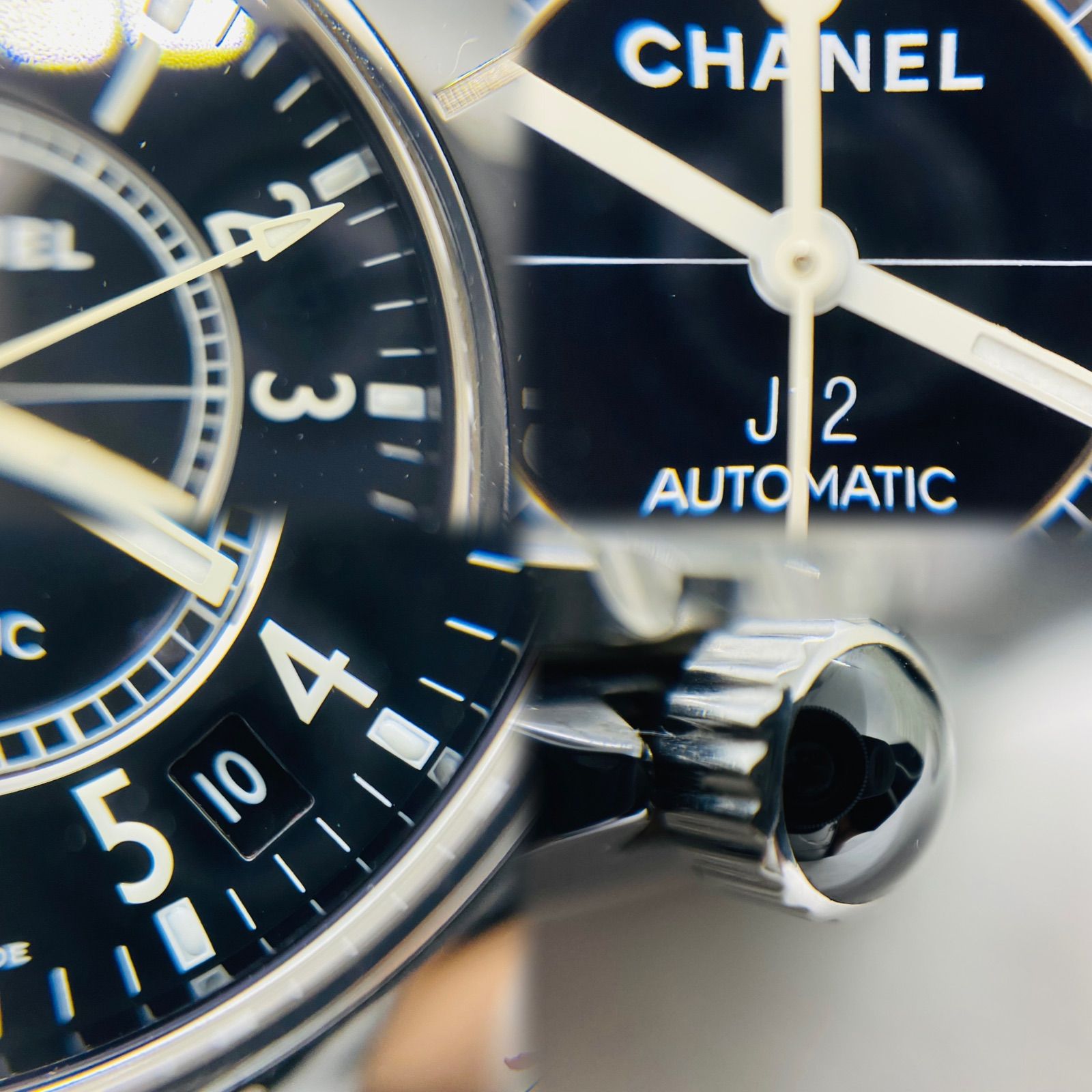 CHANEL シャネル J12 38mm 自動巻き 純正ラバーベルト 腕時計 CHANEL シャネル J12 38mm 自動巻き 純正ラバーベルト 腕時計