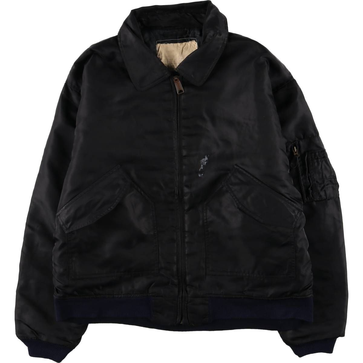 古着 N-2Bタイプ 中綿入り ミリタリージャケット メンズL相当  