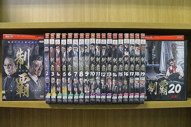 DVD 制覇 全20巻 白竜 小沢仁志 ※ケース無し発送 レンタル落ち ZKK342a