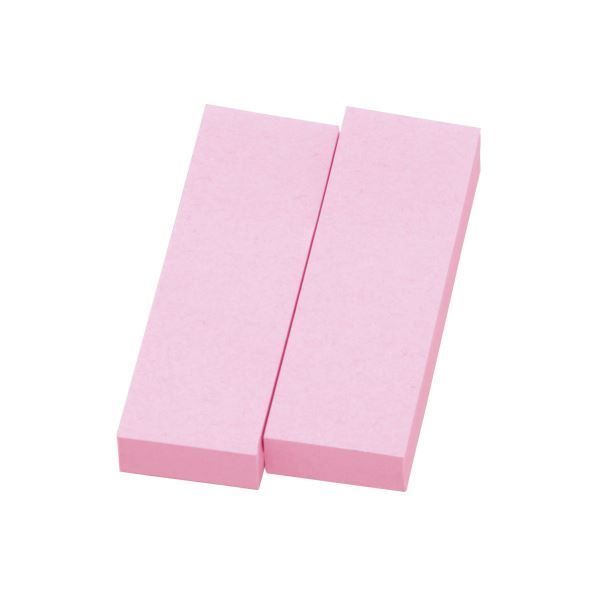 まとめ ライオン事務器ふせん リペタ 貼ってはがせるメモ 76.2×25.4mm ピンク RL-12 1パック 2冊 ×50セット