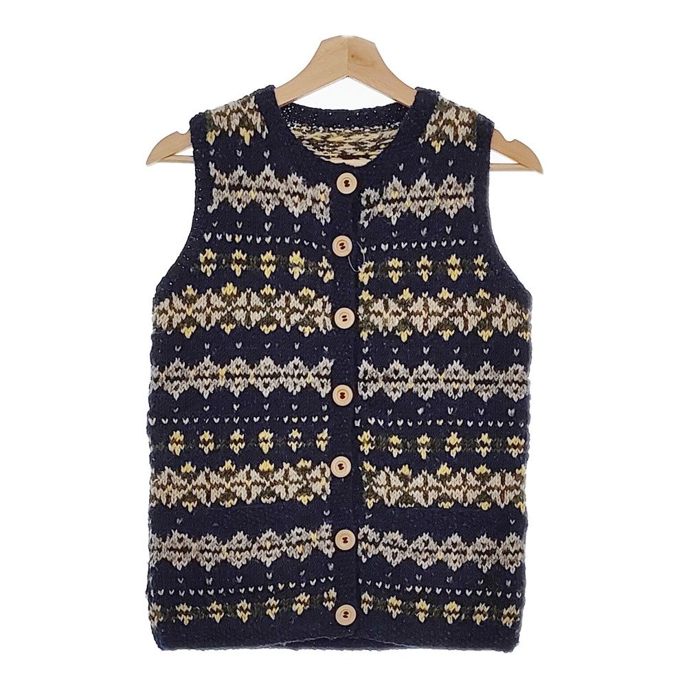 Athena Designs アイルランド製 クルーネック ウールニット Athena Designs アイルランド製 クルーネック ウールニット