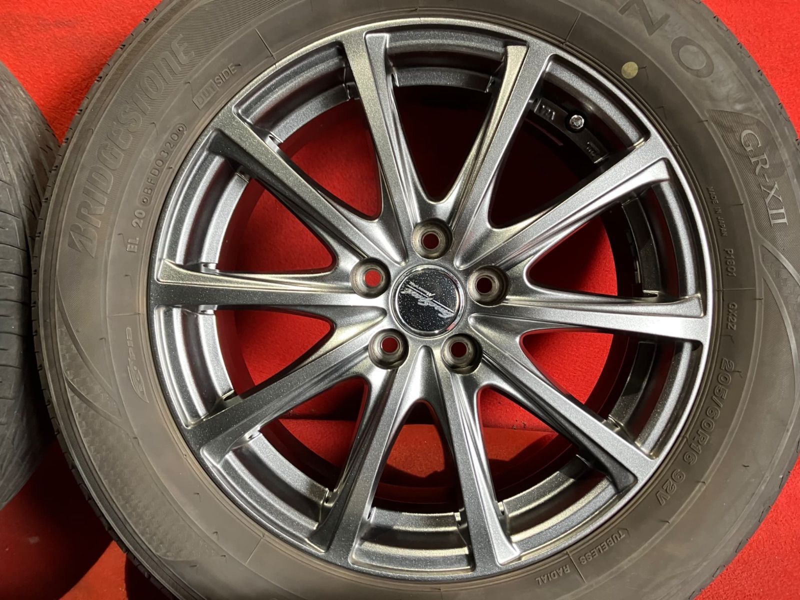 ◇送料込み◇ 205/60R16 中古サマータイヤ１本　BRIDGESTONE お電話番号必須】中古サマータイヤホイールセット【205/60R16