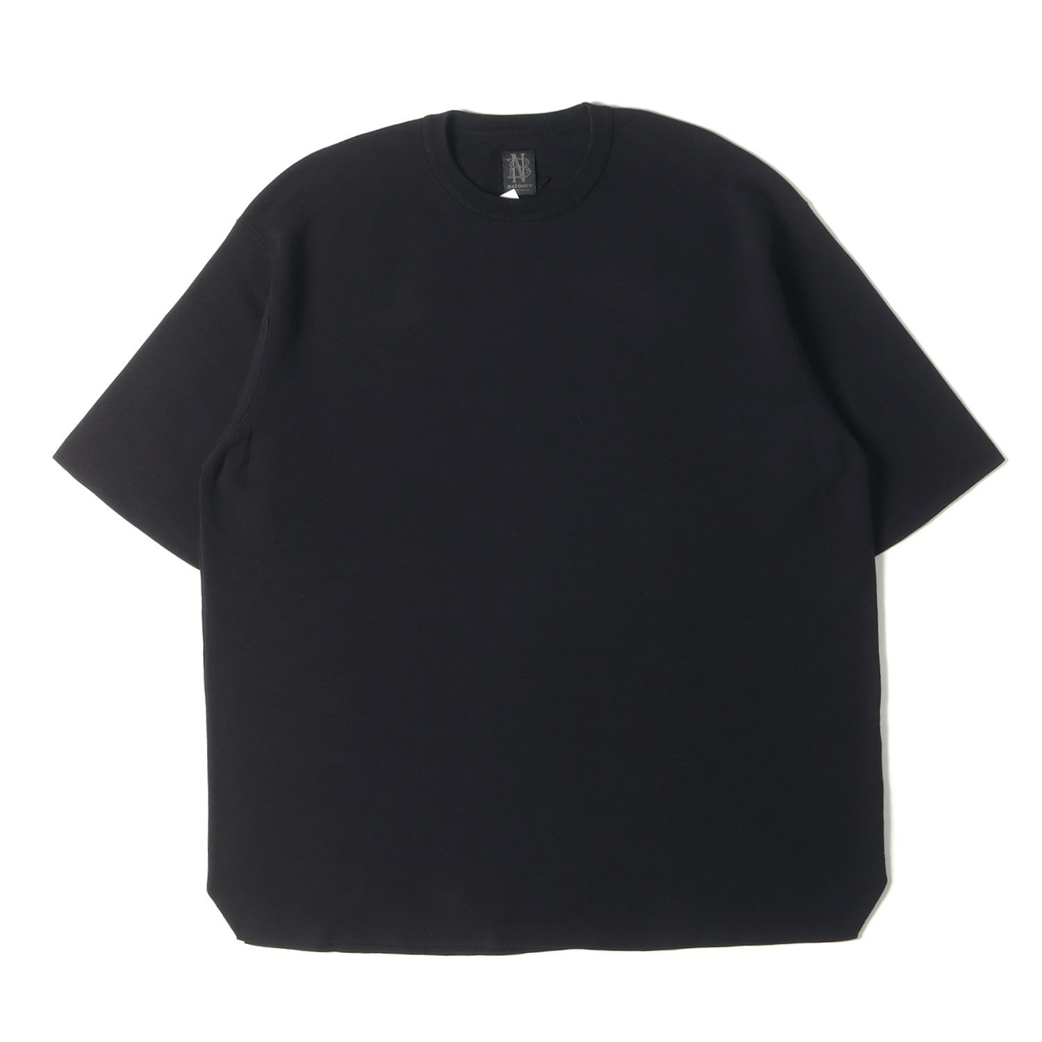 新品】BATONER バトナー Tシャツ ブラック 黒 サイズ:3 / 24SS 
