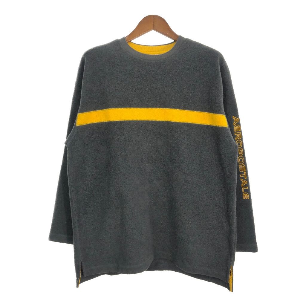 AEROPOSTALE フリース プルオーバー グレー (メンズ XL) 中古 古着 S9414