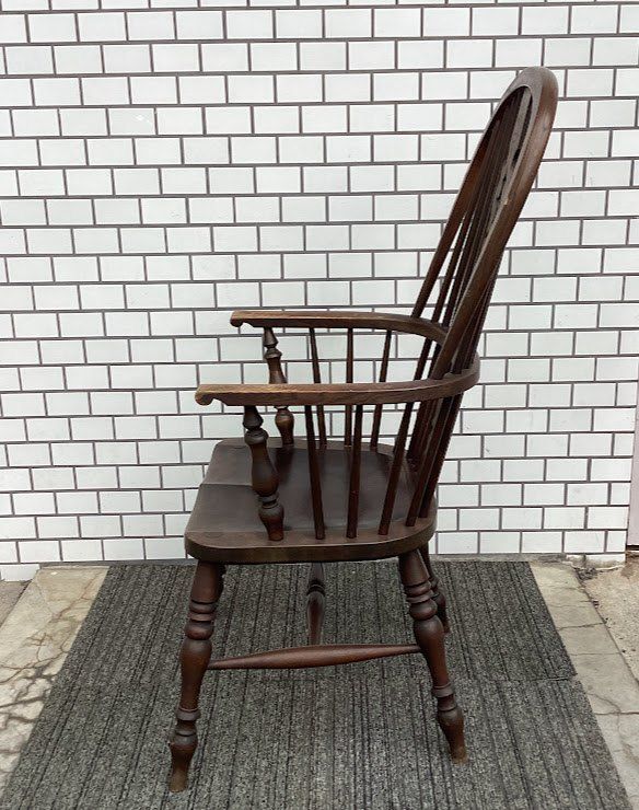 九州民芸家具 ハイバック ウィンザーチェア ヴィンテージ 1脚 ミズメザクラ ♪ Japan Vintage 松本民芸 #44A型ウィンザーチェア