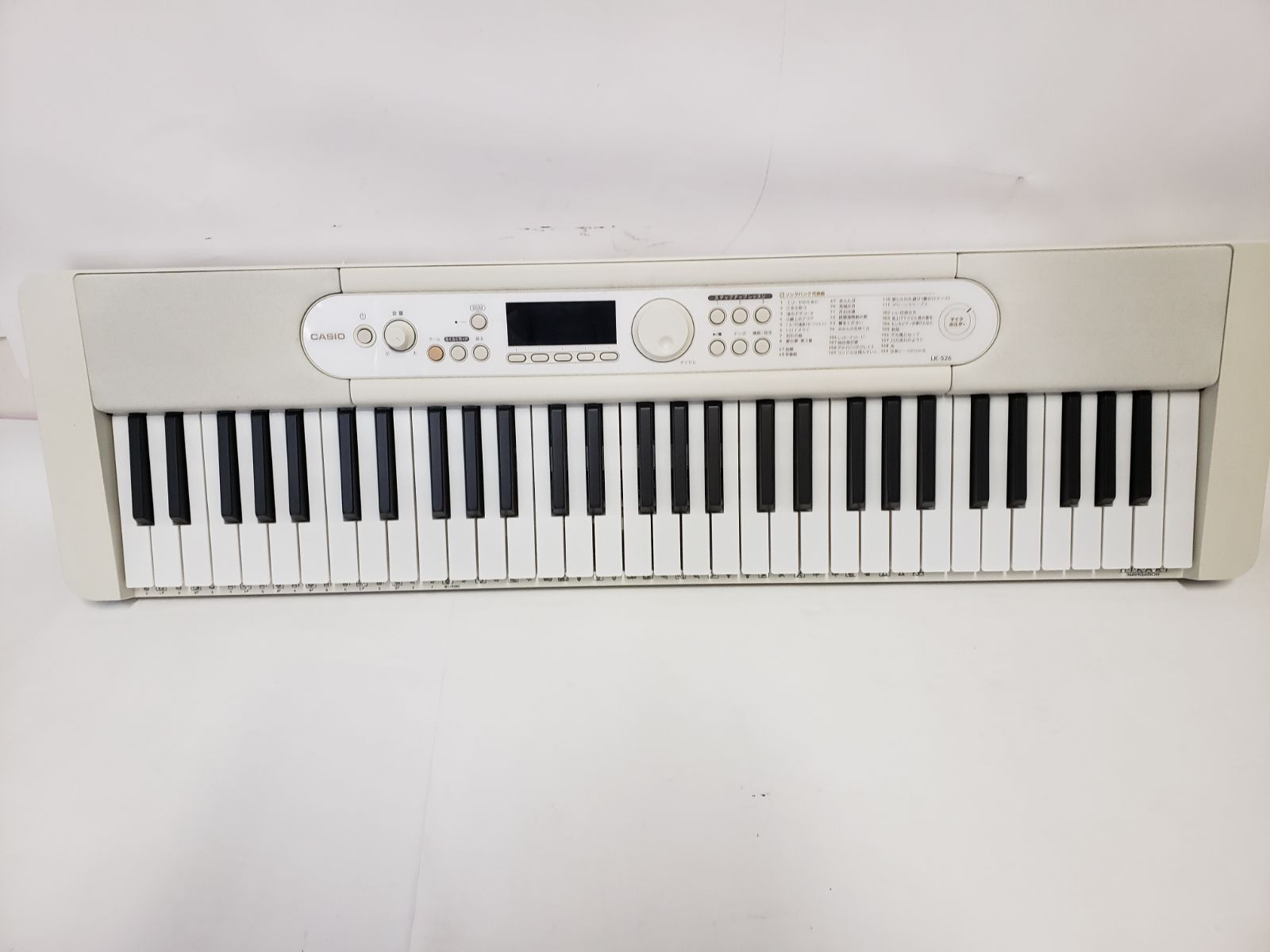 CASIO Casiotone 光ナビゲーションキーボードLK-526 - 鍵盤楽器