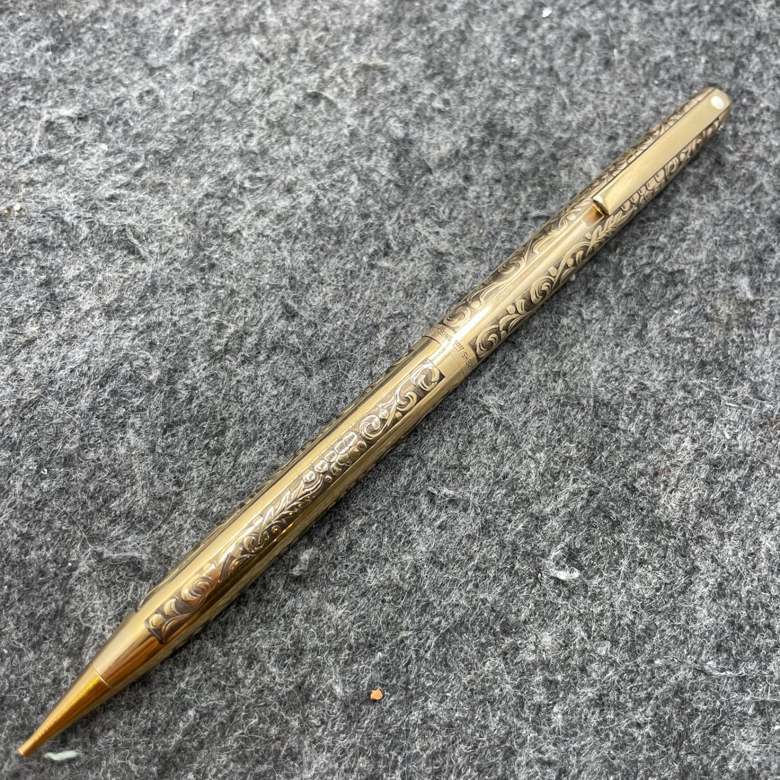 シェーファー　ゴールドヴィンテージ　ペンシル　葡萄柄　12金張　0.9mm芯 シェーファー ゴールドヴィンテージ シェーファー sheaffer