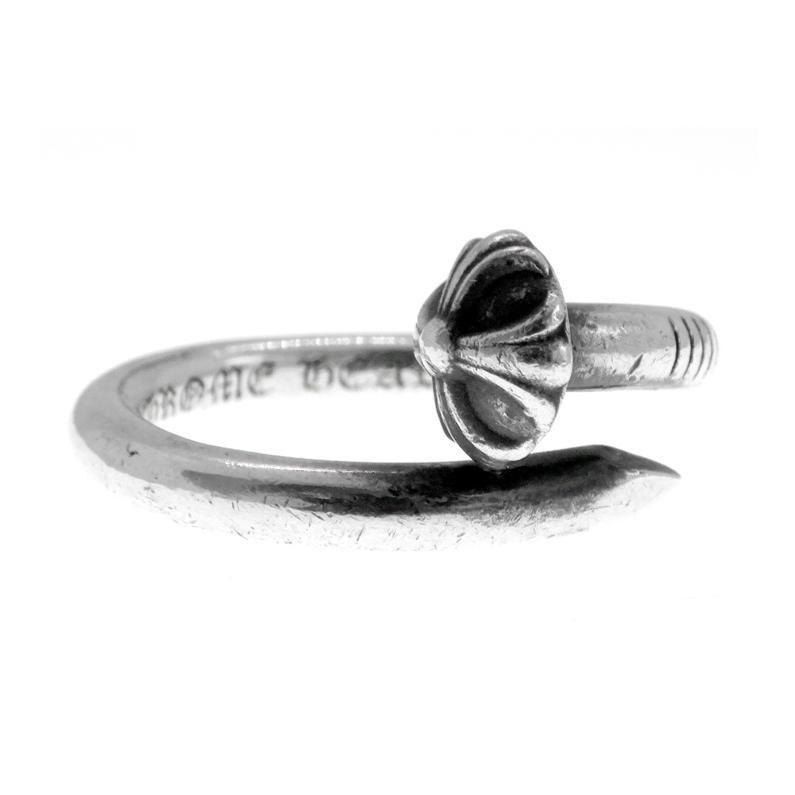 クロムハーツ CHROME HEARTS 【 CROSSBALL NAIL RING 】 クロス