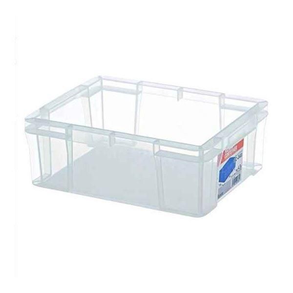 〔40セット〕 ホームコンテナー/コンテナボックス 〔HC-04B〕 クリア 材質：PP 〔汎用 道具箱 DIY用品 工具箱〕〔代引不可〕