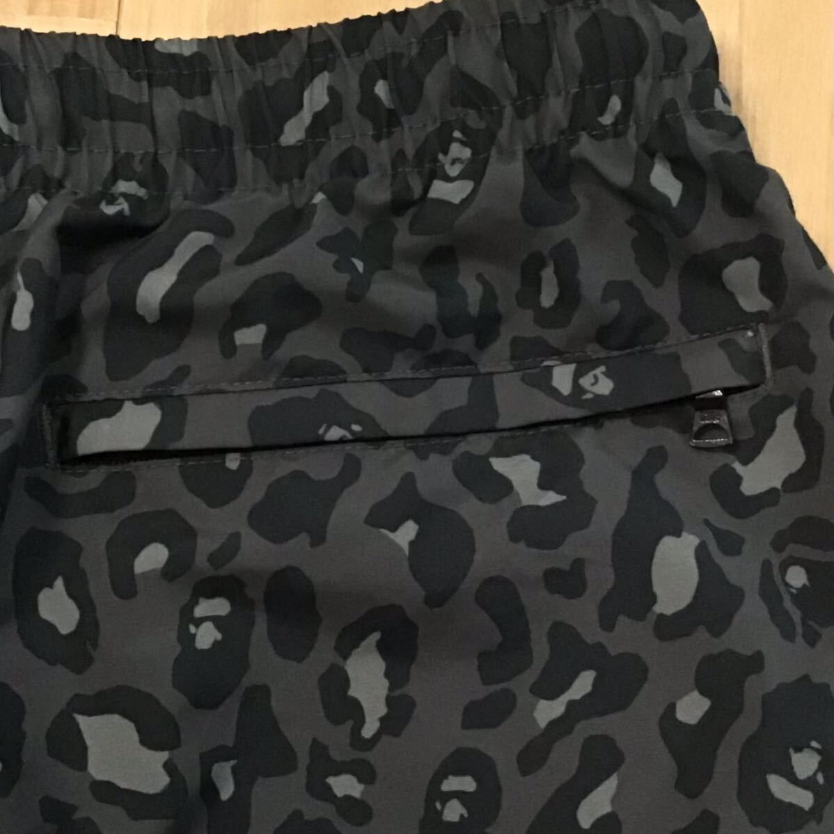 Leopard camo nylon shorts Sサイズ a bathing ape BAPE ハーフパンツ