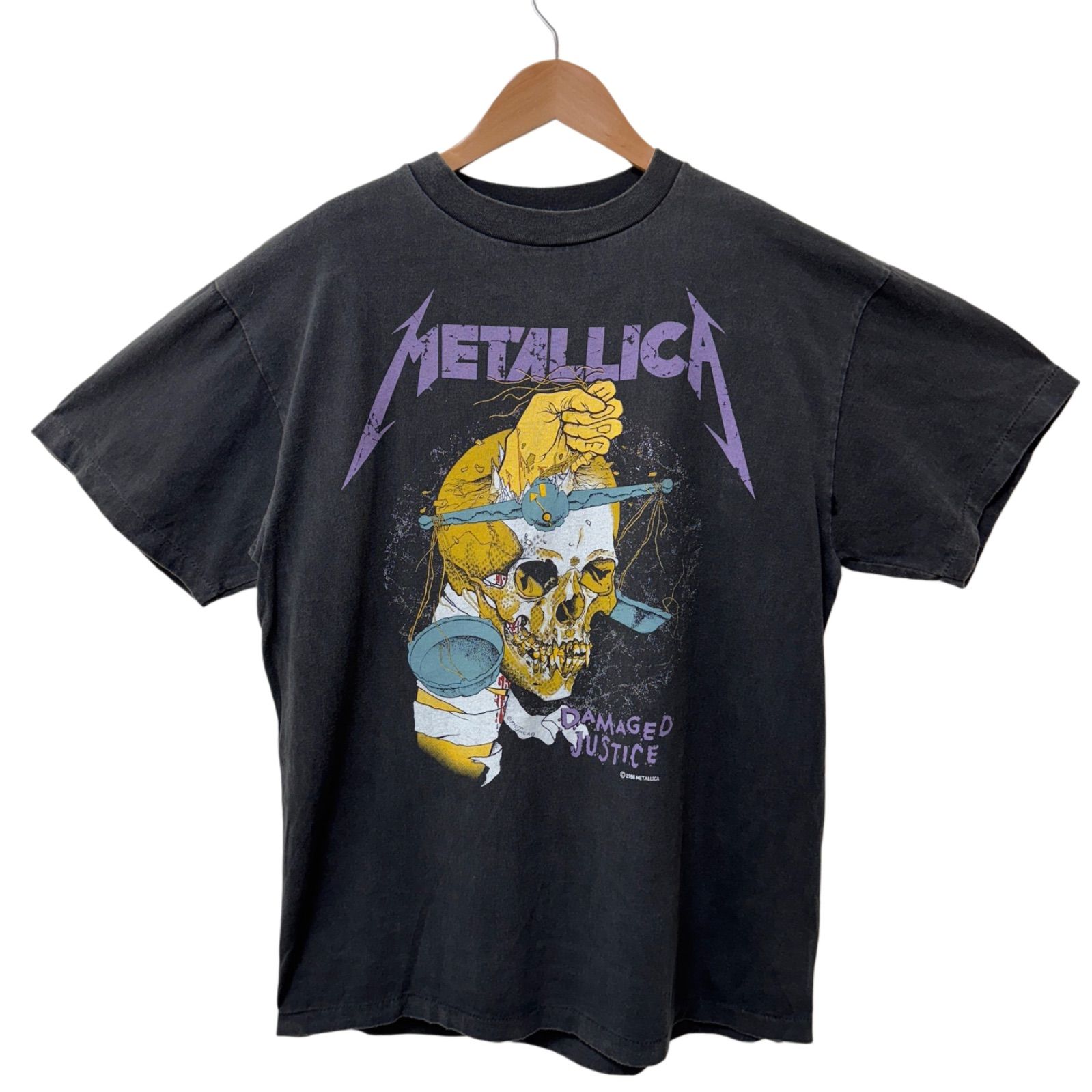 メタリカ Tシャツ① M ダークグレー アメリカ製 llica メタリカ Tシャツ① M ダークグレー アメリカ製 Metallica
