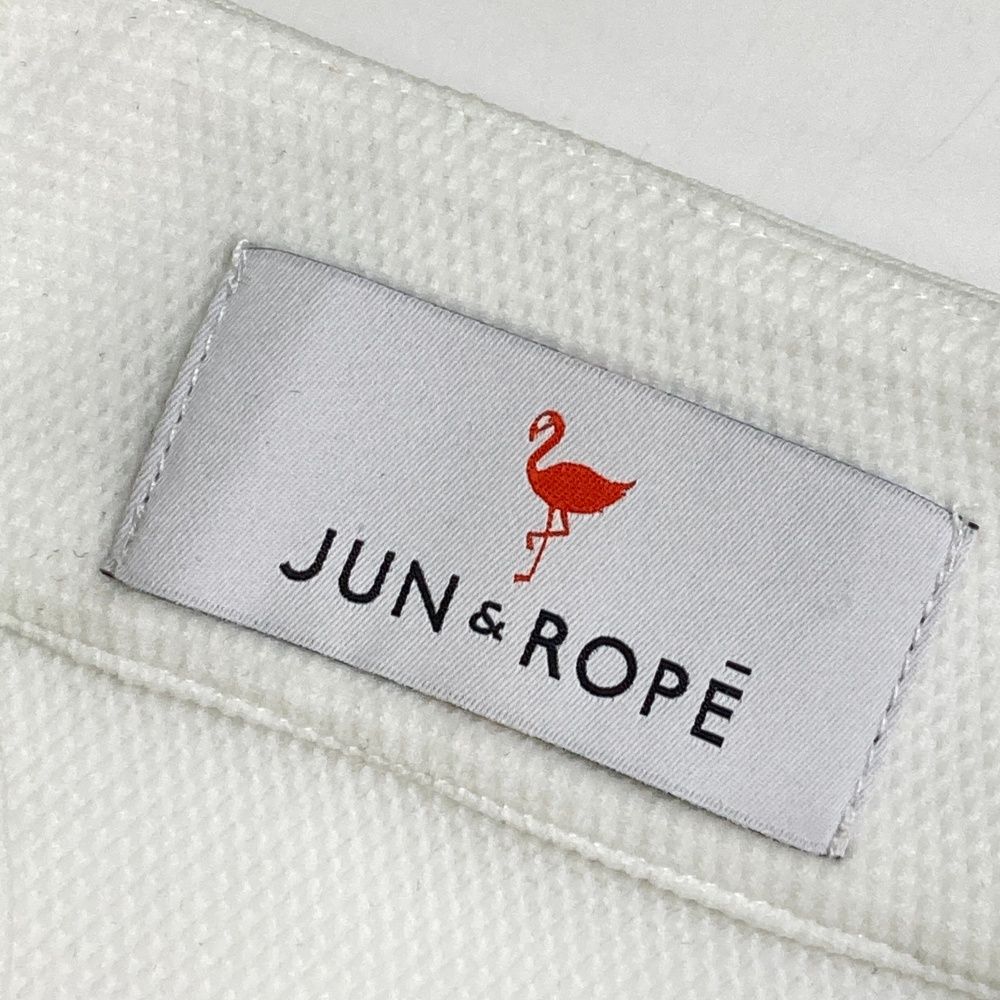 JUN AND ROPE レディース ベスト ホワイト サイズ：S JUN&ROPE ジュン アンド ロペ ジップベスト ホワイト系