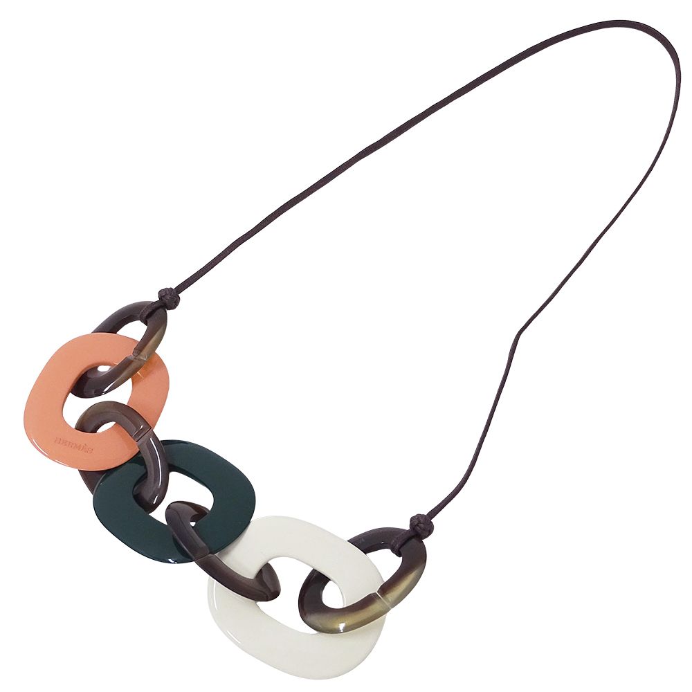 【お早めに☆】HERMES レディース ネックレス ホーン エルメス HERMES ラッカーネックレス バッファローホーン