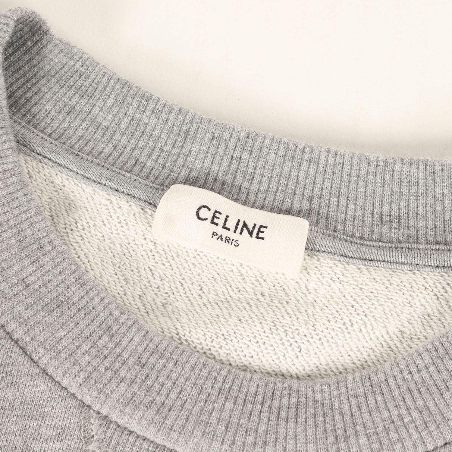 CELINE セリーヌ 24SS アルク・ドゥ・トリオンフ スウェットシャツ CELINE(セリーヌ) Oversized Cotton Cashmere Short Sleeve