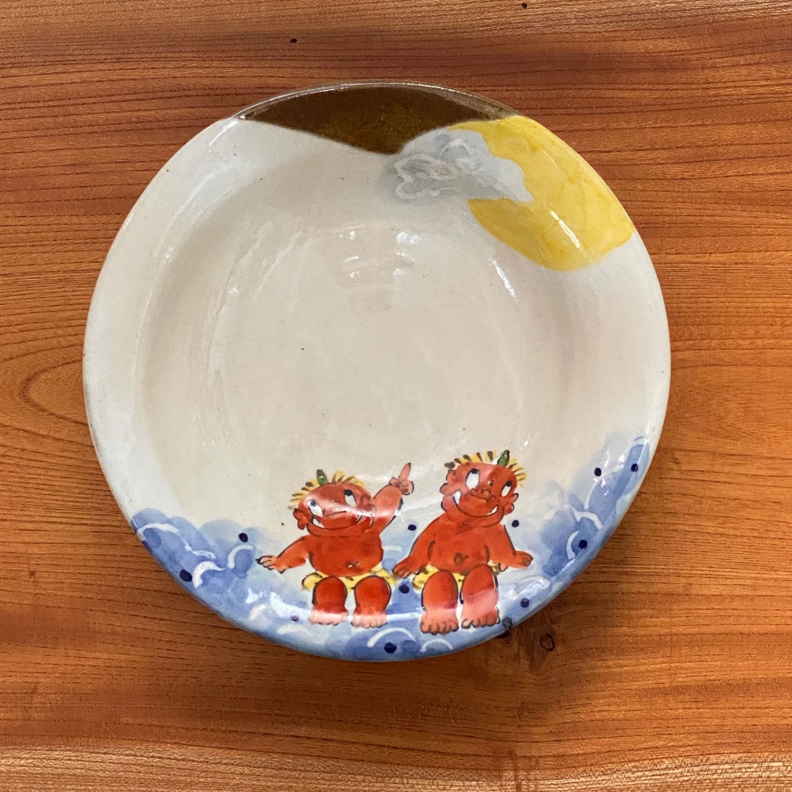 波佐見焼 鬼のお月見土物なぶり鉢 深皿 - メルカリ