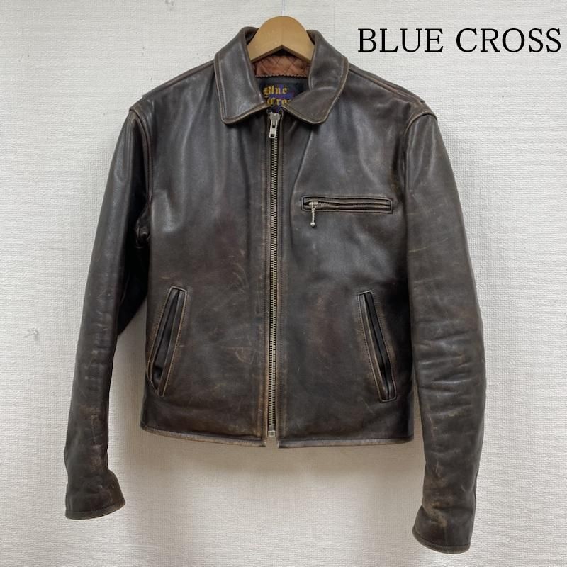 BLUE CROSS ブルークロス ジャケット、上着 レザージャケット TALON　ジップ ショート丈 レザー ジャケット シングル ライダース フルジップアップ