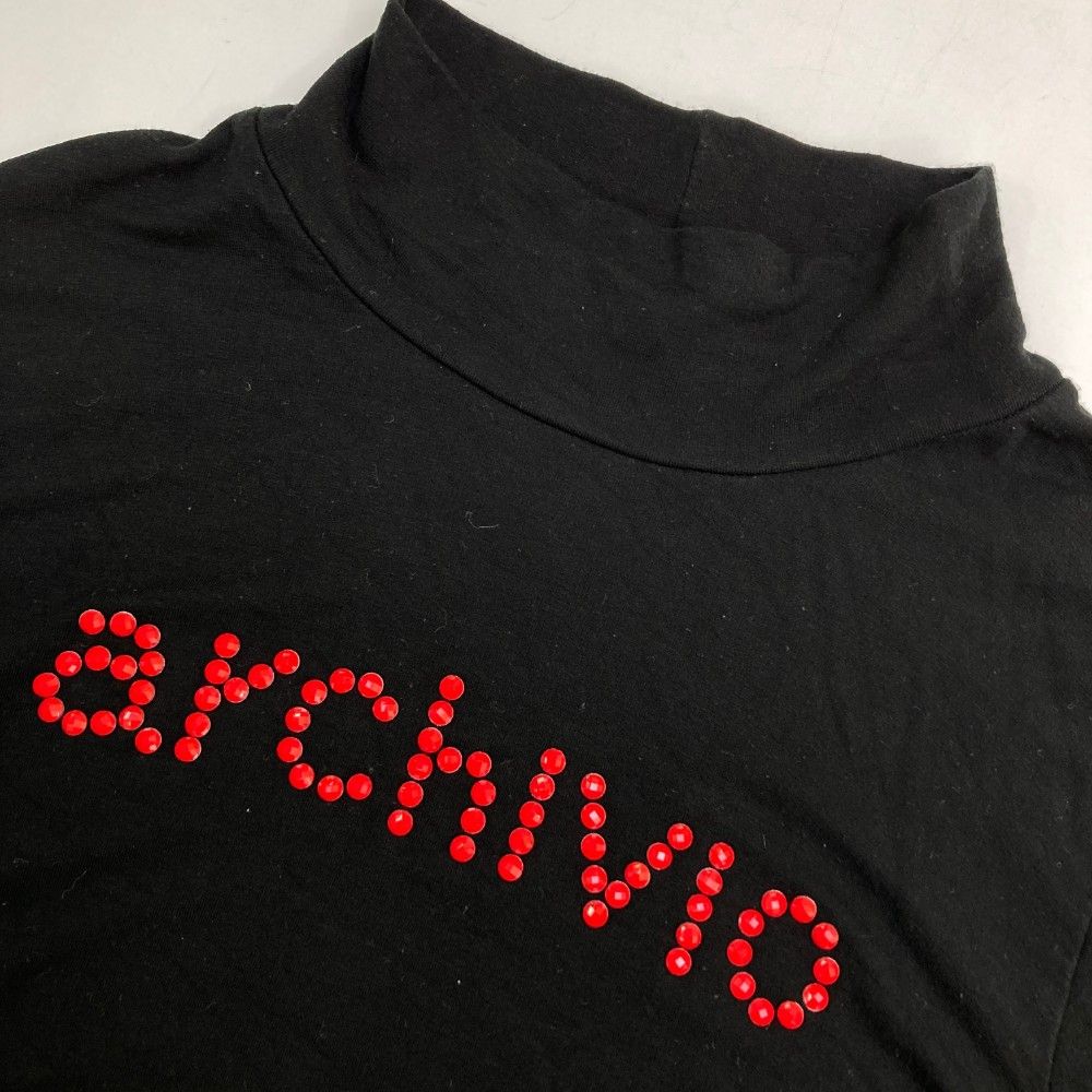 サイズ：40 ARCHIVIO アルチビオ  ハイネック 長袖 Tシャツ  ブラック系 [240101338126] ゴルフウェア レディース ストスト サイズ：40 ARCHIVIO アルチビオ ハイネック 長袖 Tシャツ