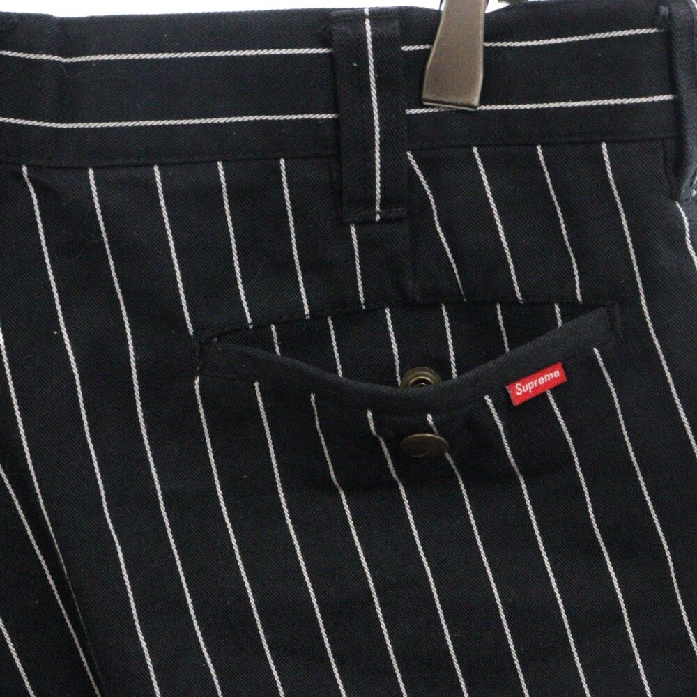 SUPREME (シュプリーム) 21SS Work Short Black Stripe ブラック