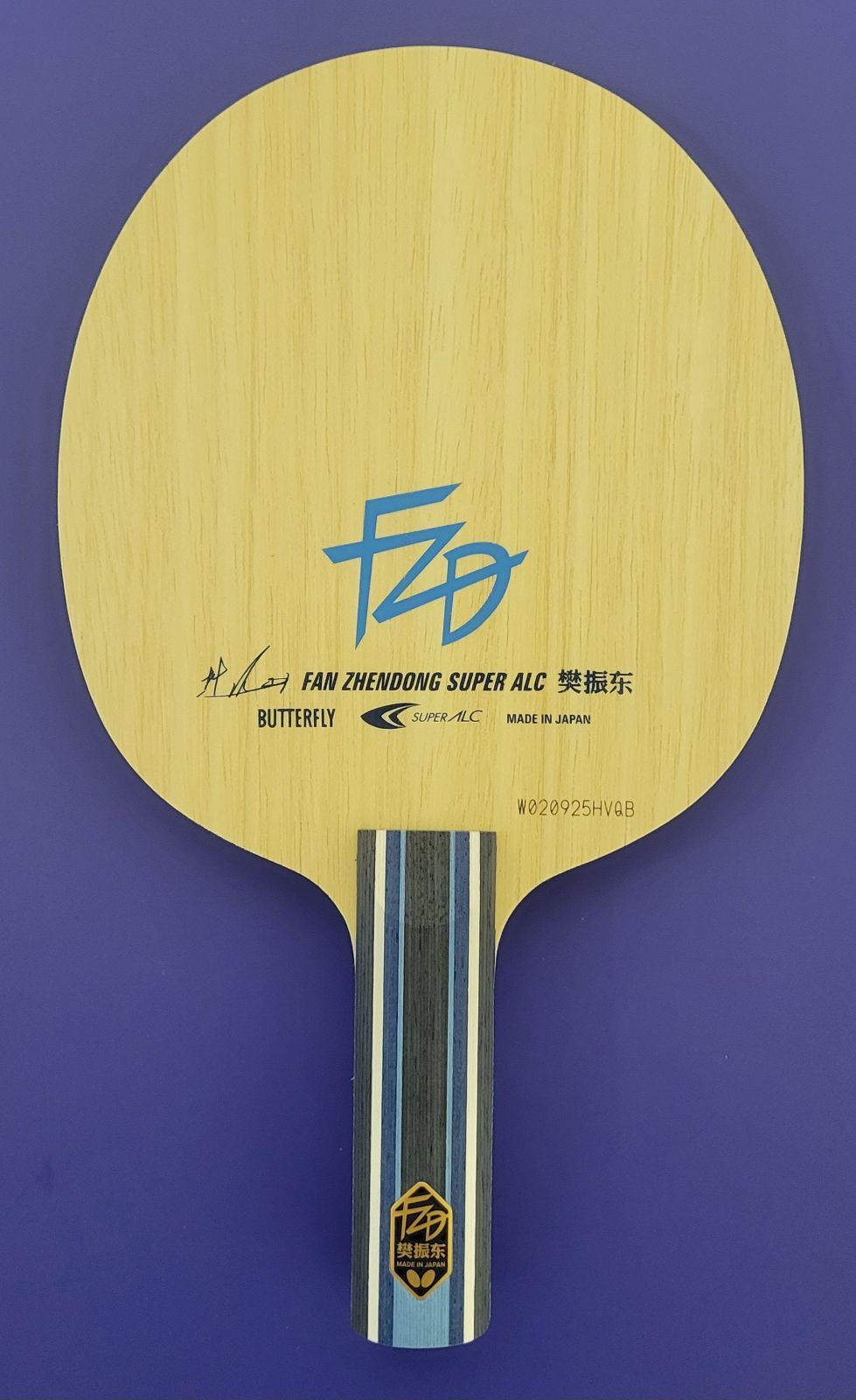 卓球 ラケット 張継科ALC-ST 旧式グリップ 89g① Amazon | バタフライ(Butterfly) 卓球用シェークハンドラケット