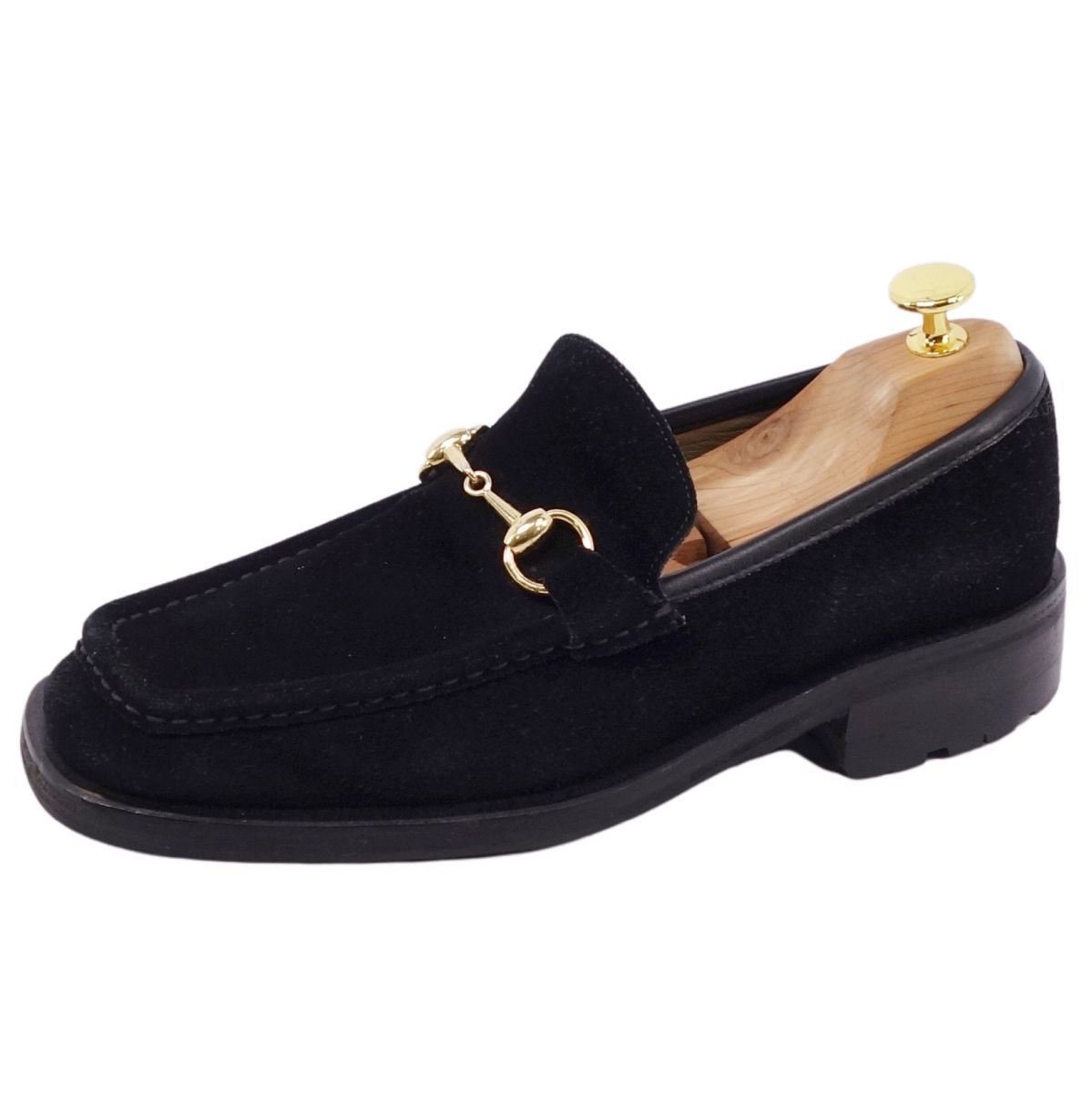 Vintage グッチ GUCCI ローファー モカシン ホースビット スウェー