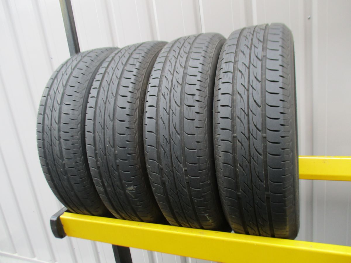 155|65R14 75S ブリヂストン ECOOIA NEXTRY 4本 T54650328 インボイス領収書発行