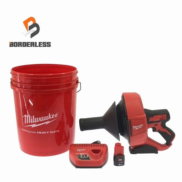 比較的 Milwaukee ミルウォーキー 12V ドレンクリーナー M12 BDC6 バッテリー1個 M12B2 充電器付116436