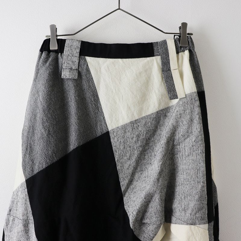 センソユニコ Sensounico 芽風 メフウ ウール混 ビッグチェック 変形  