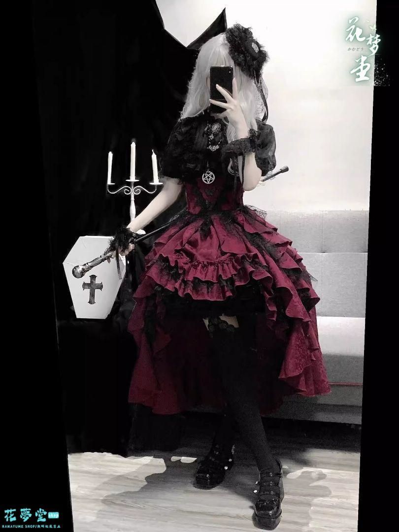 25年 ドレス コスプレロリータセット 仮装 オリジナル 洋服 ロリータ ワンピース 撮影会 舞台 イベント 原野空間-255