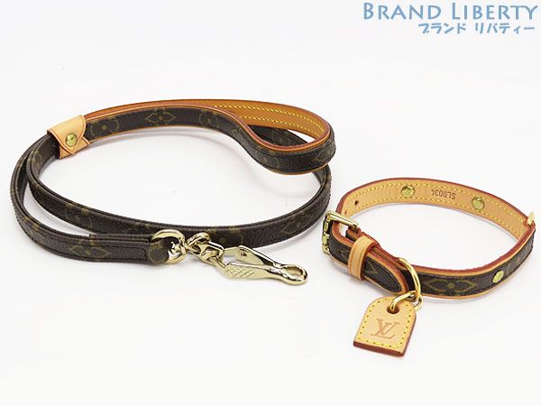 ルイヴィトン　コリエバクスター レッスバクスター セット 首輪 リード LOUIS VUITTON ルイ ヴィトン ドッグリード 首輪 セット