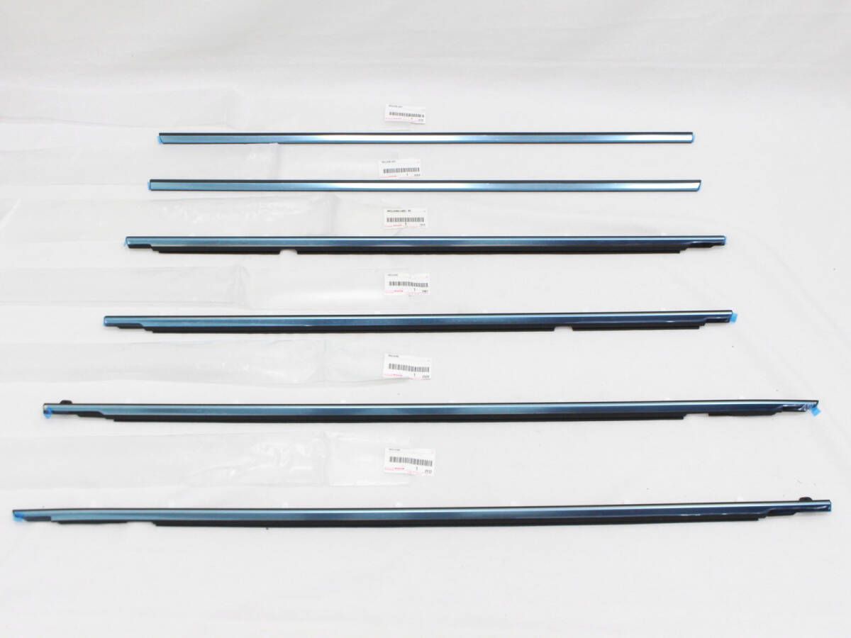 トヨタ純正 ランドクルーザー 80 クローム ドアモール 6点セット メッキ LAND CRUISER LX450 Front Rear Quarter Moulding Chrome JDM
