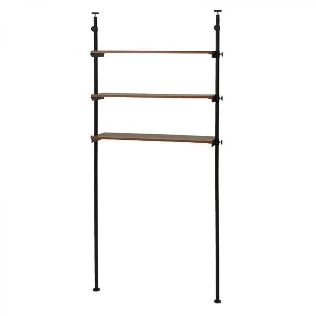 萩原 Hagihara KTR-3154BR 突っ張り洗濯機ラック 新生活 インテリア 家具おしゃれ