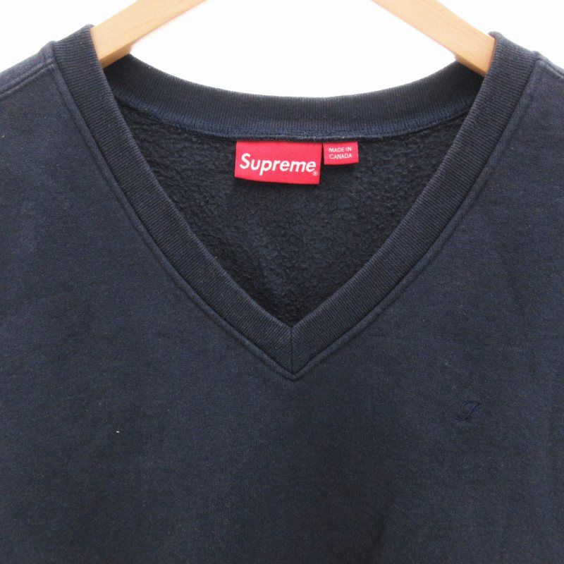 【美品】シュプリーム スウェットベスト23SS ブラック Mサイズ 美品】シュプリーム スウェットベスト23SS ブラック Mサイズ