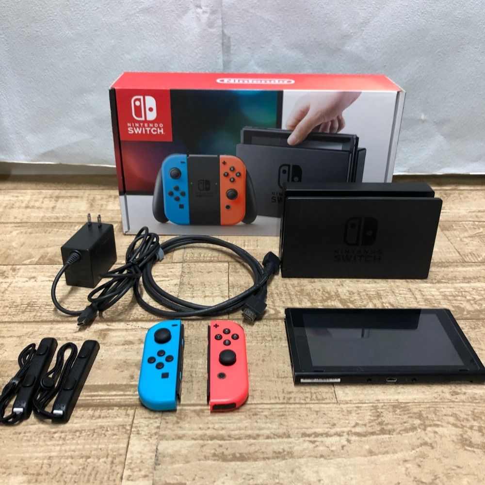 08w8789 任天堂 Nintendo Switch ニンテンドースイッチ 初期型 XAJ 本体 き 動作 済み 完動品