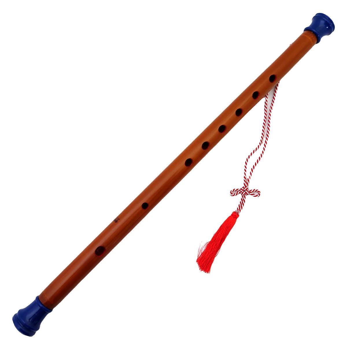 篠笛 ドレミ調 六本調子 東雲 籐仕上げ 両巻き 七つ穴 大塚竹管楽器