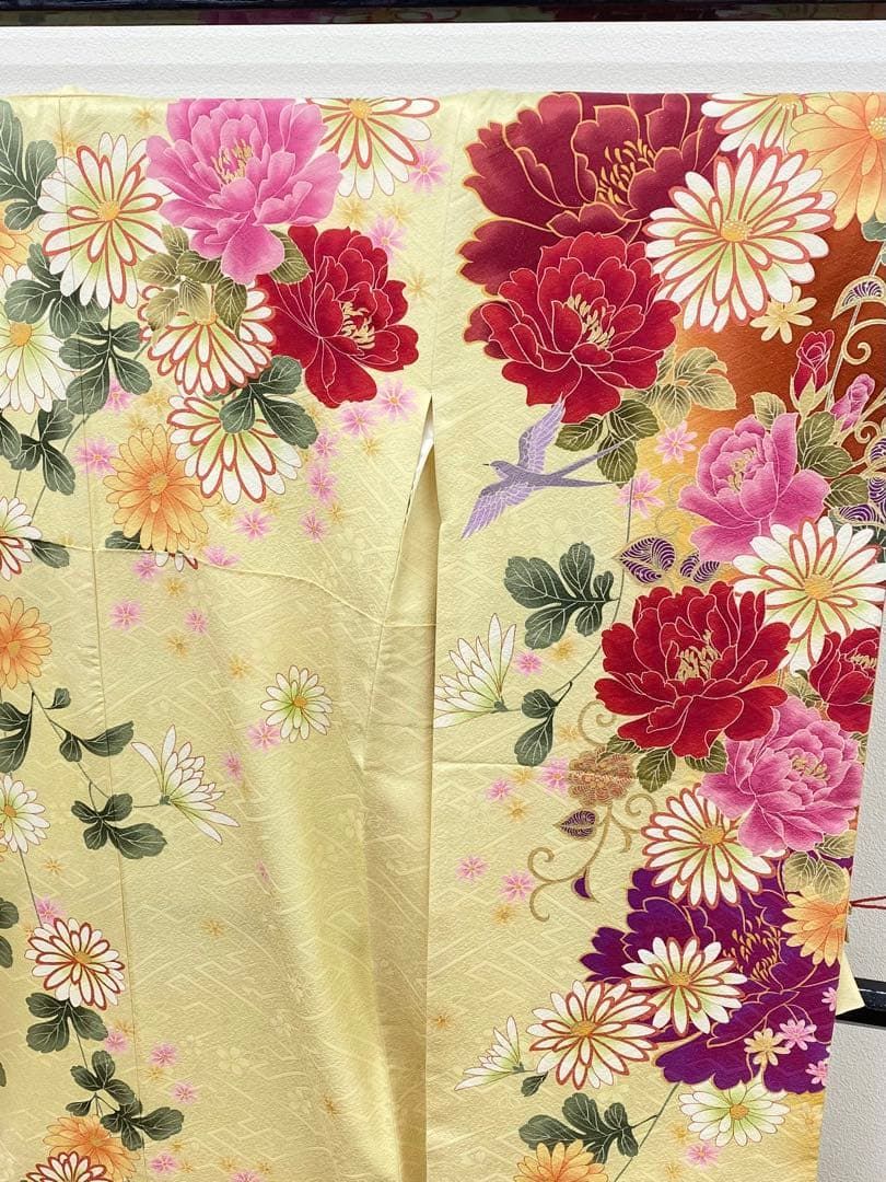 振袖 豪華 銀通し 刺繍 金彩 紋意匠 身丈160cm