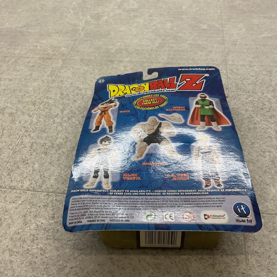 未開封 IRWIN アーウィン ドラゴンボールZ フィギュア スポポビッチ BURTER 未開封 IRWIN アーウィン ドラゴンボールZ フィギュア