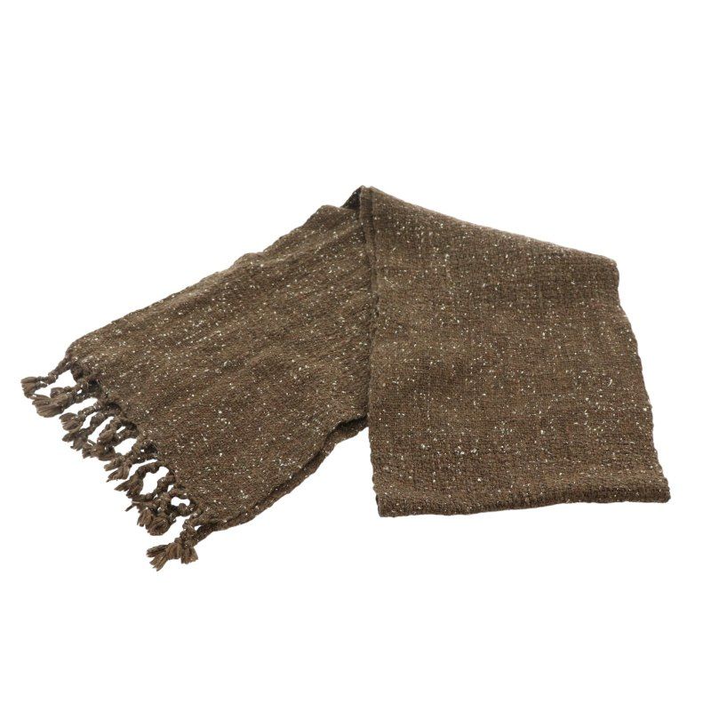 ハート Haat イッセイミヤケ マフラー ストール ショール ニット ウール コットン 総柄 グレー 灰 0408 ハートイッセイミヤケストール HaaT ISSEY MIYAKE マフラー ストール