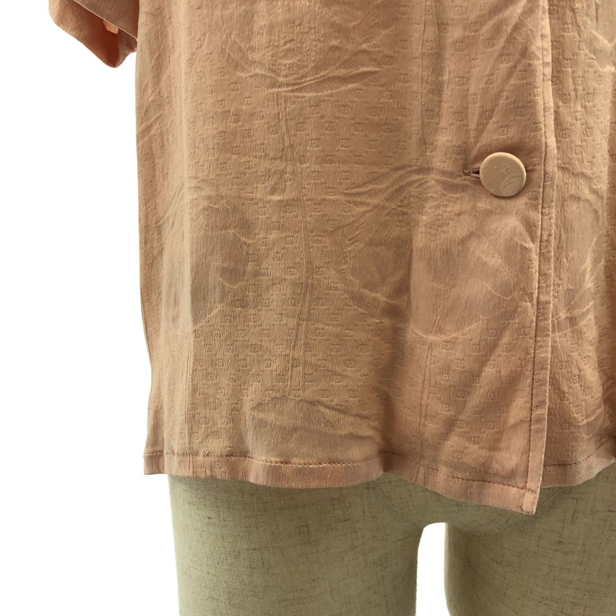 美品】 GUCCI / グッチ | silk 100％ / シルク ジャガード オープン  