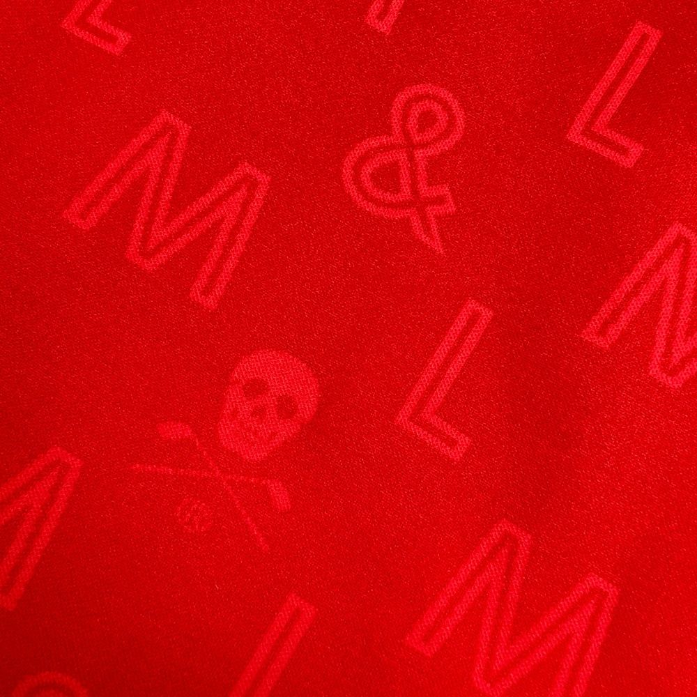 サイズ 48 MARK-LONA マークアンドロナ ハーフパンツ ロゴ総柄 レッド系 240101528346 ゴルフウェア メンズ ストスト LLC-HASEGAWATOSO_COM